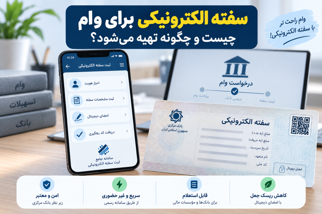 سفته الکترونیکی برای وام چیست و چگونه تهیه می‌شود؟