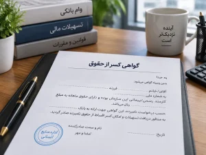 گواهی کسر از حقوق برای وام چیست